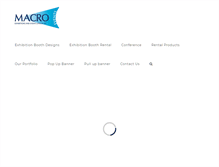 Tablet Screenshot of macroevents.com
